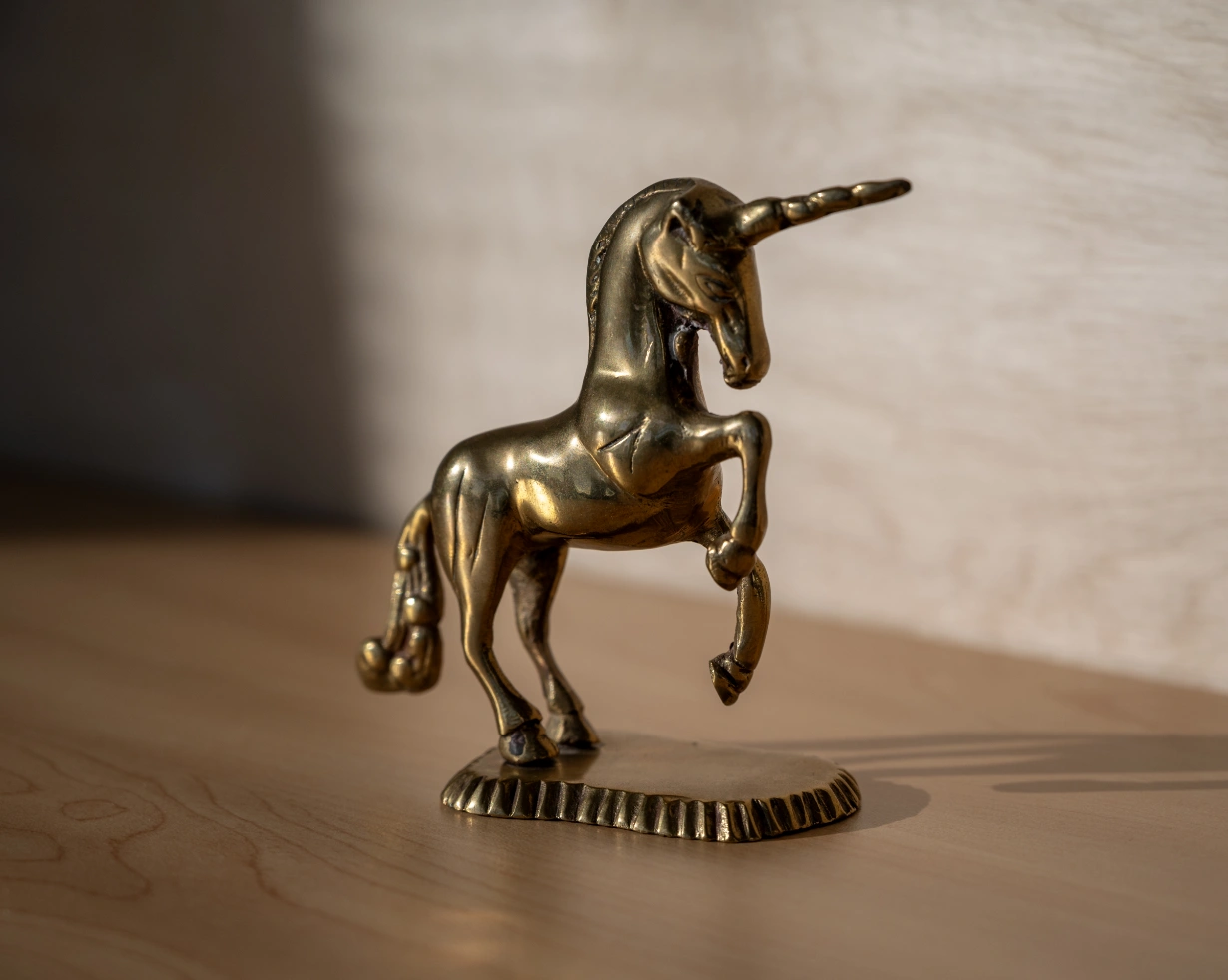 A Unicorn Figurine